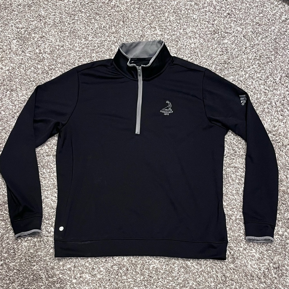 Black Quarter-Zip Pullover Pinehurst